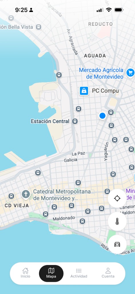 Map — full map tab