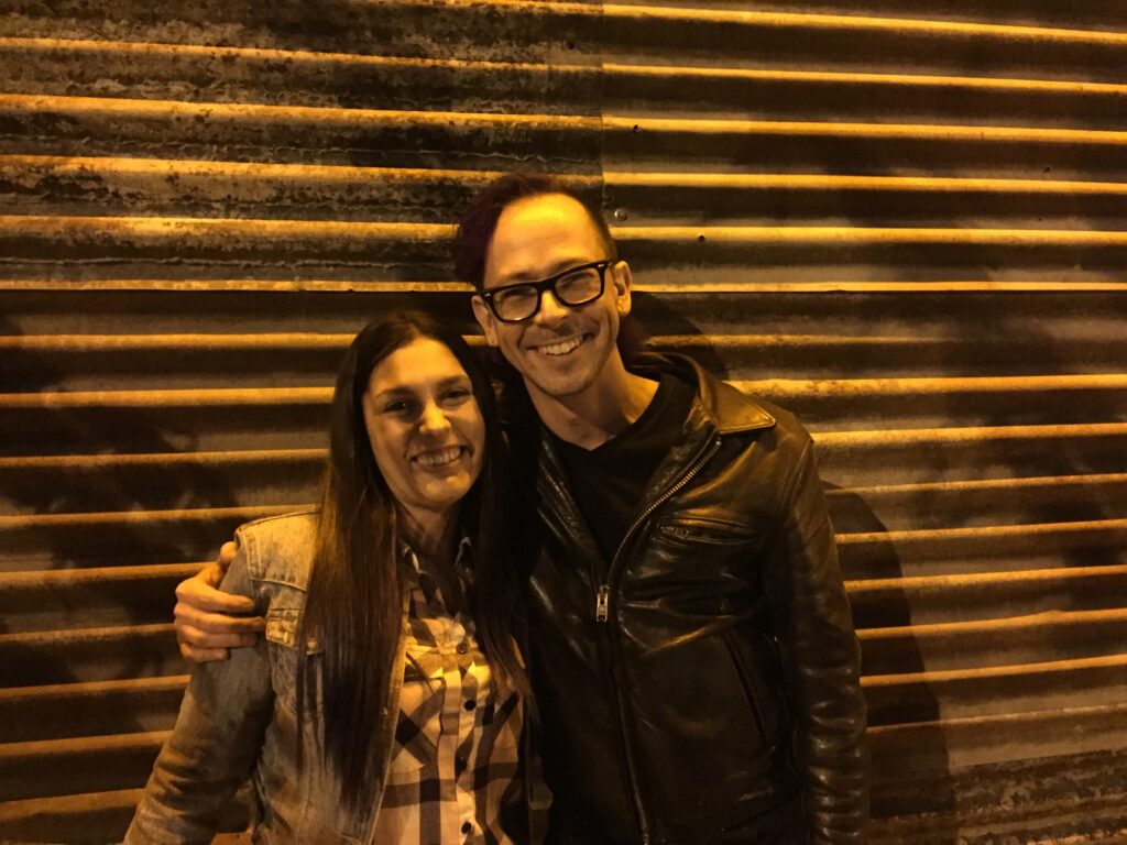 Joi Arnaiz with Jesse James Garrett